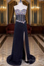 Chiffon Cheap Corset Elegant Black Evening Prom Dress