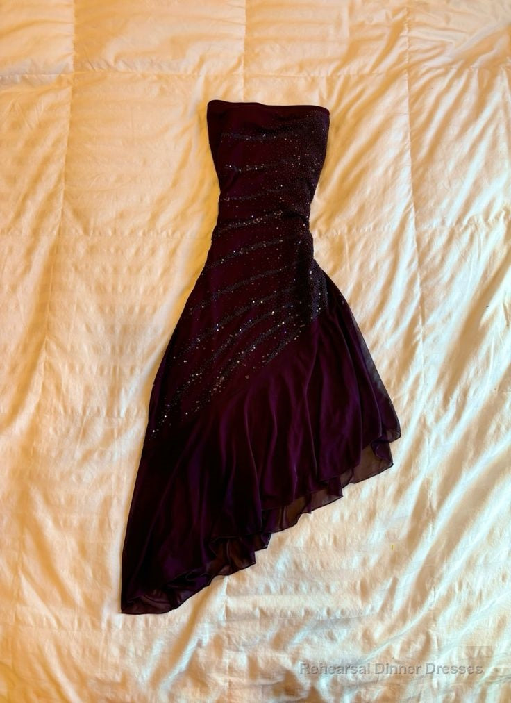 Chiffon Prom Dress Irregular Party Dress New Formal Dress Secondary image