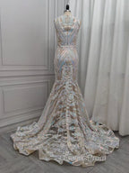 Classic Mermaid Lace Floor-Length Evening Prom Dress On Sale