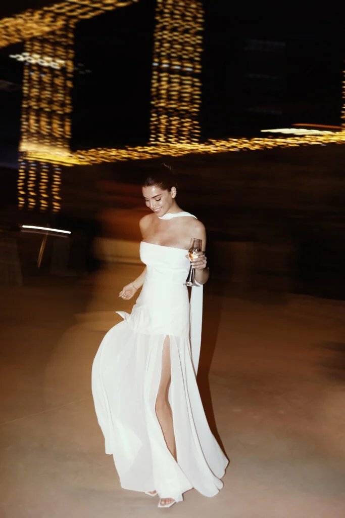 Classy A Line Strapless White Chiffon Long Classy Evening Dress Classy Prom Dress