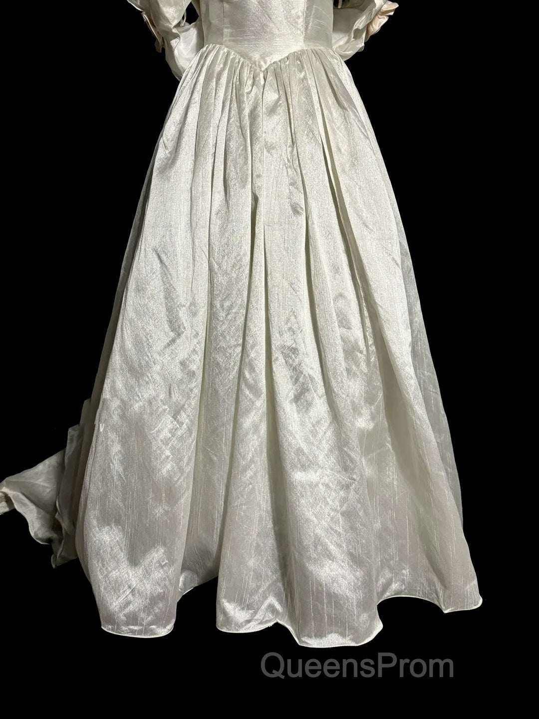 Classy Ball Gown Off The Shoulder Lace Ivory Long Wedding Dress Bridal Dress