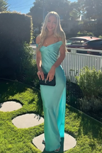 Classy Mermaid Off The Shoulder Yellow Satin Long Classy Evening Dress Classy Prom Dress