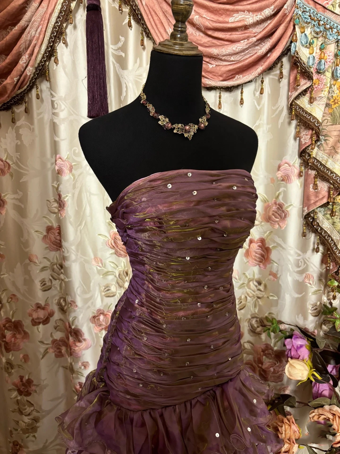 Classy Mermaid Strapless Ruffles Long Classy Evening Dress Classy Prom Dress