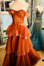 A-Line Princess Sweetheart Long Classy Prom Dress, Classy Evening Dress