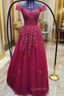 Custom Made Off Shoulder Burgundy Lace Evening Prom Dress, Off The Shoulder Burgundy Lace Formal Bridesmaid Dress