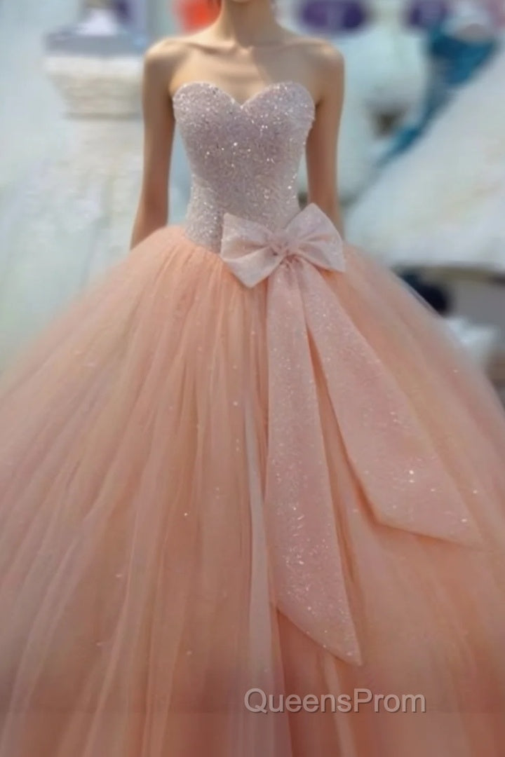 Custom Made Sweetheart Neck Sequins Evening Prom Dress, Formal Dress Main image