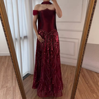 Customized Special Occasion Dress Long Sequins Classy Prom Dress Luxury Dress Sharon Happy Classy Evening Dress