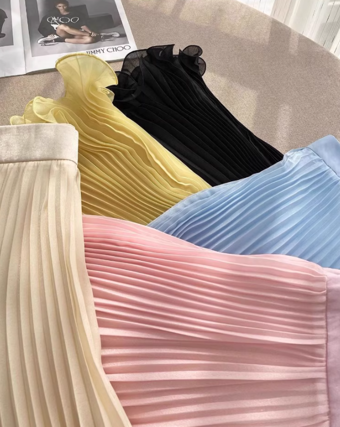 Cute A Line Halter Baby Blue Pleated Chiffon Short Homecoming Dress Birthday Dress