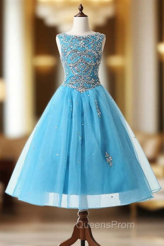 Cute New Design Brilliant Crystal Pageant Dress Organza Floor-length