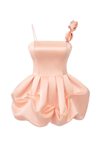 Cute Pink Ruffles Short Classy Prom Dress Homecoming Dress