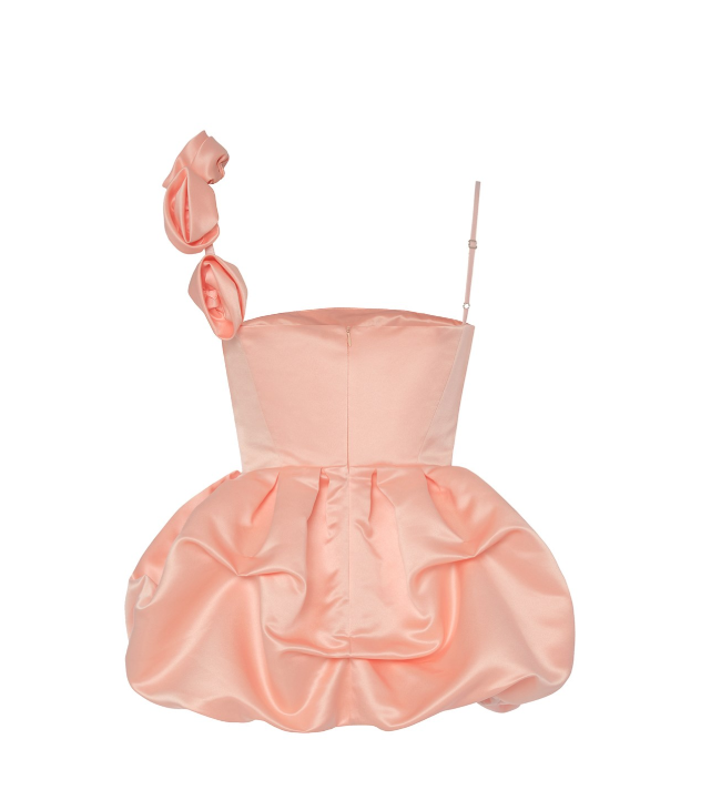 Cute Pink Ruffles Short Classy Prom Dress Homecoming Dress