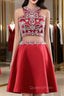 Cute Short 2 Piece Red Evening Dress Graduation Dress Party Dress