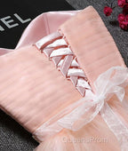 Cute Sweetheart Neck Backless Pink Short Evening Prom Dress, Backless Pink Homecoming Dress, Pink Formal Evening Graduation Dress