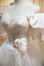 Cute Tulle Lace Homecoming Dress, Off Shoulder Short Evening Prom Dress
