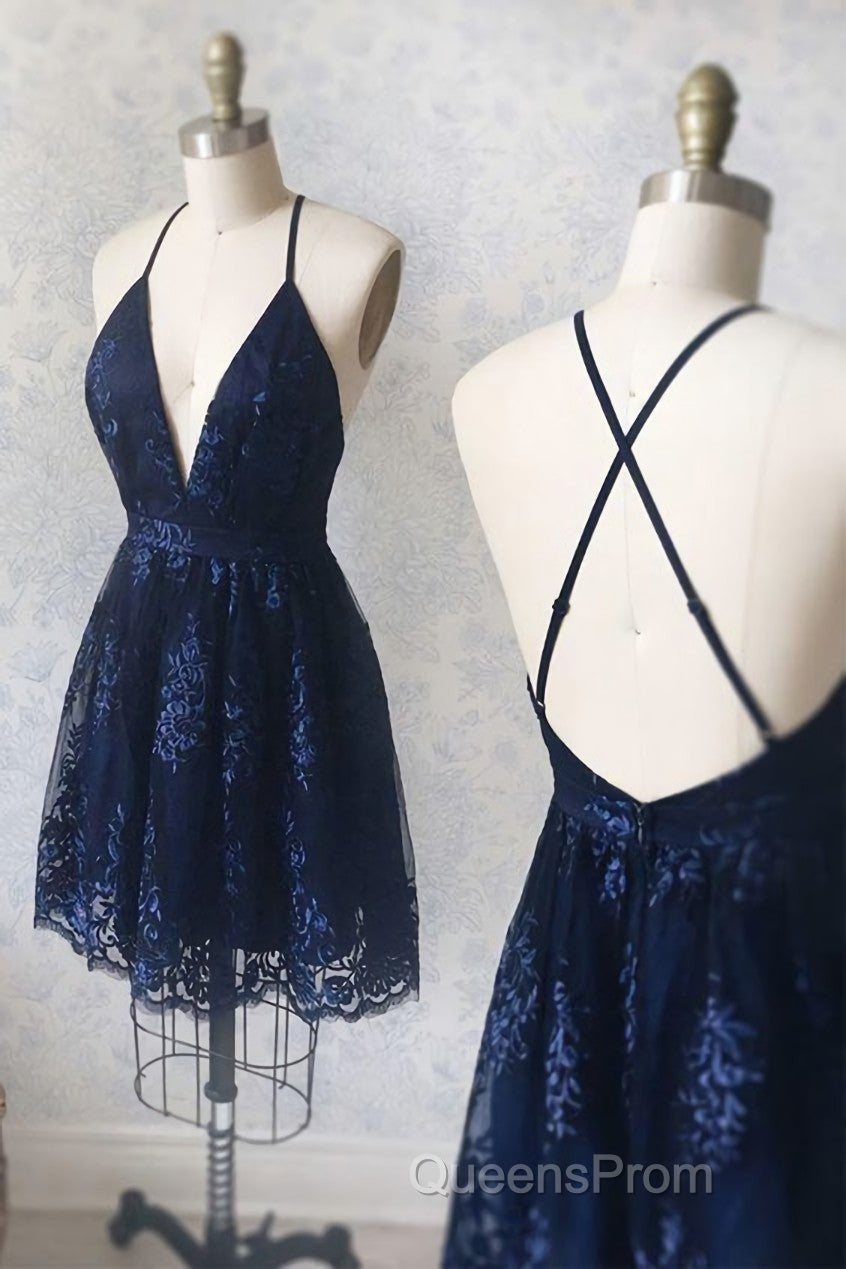 Dark Green Homecoming Dress,Short Hoco Dress