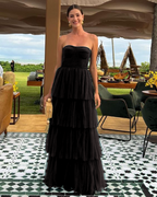 A Line Tulle Long Classy Prom Dress Classy Evening Party Dress