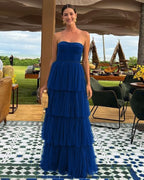 A Line Tulle Long Classy Prom Dress Classy Evening Party Dress