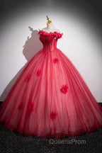 Dark Red Beading Evening Prom Dress With Corset, Off The Shoulder Short Sleeve Floor-Length Party Dress