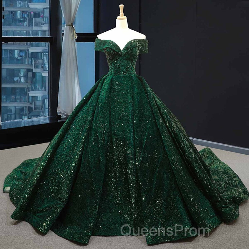 Deep Green Long Quinceanera Dress Sweet 16 Evening Prom Dress Pageant Dress Secondary image