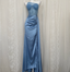 Elegant Blue Mermaid One-Shoulder Sequin Beaded Long Classy Prom Dress