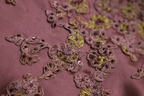Elegant Dusty Rose Square Neck Spaghetti Strap Embroidered Ruffle Satin Long Classy Prom Dress