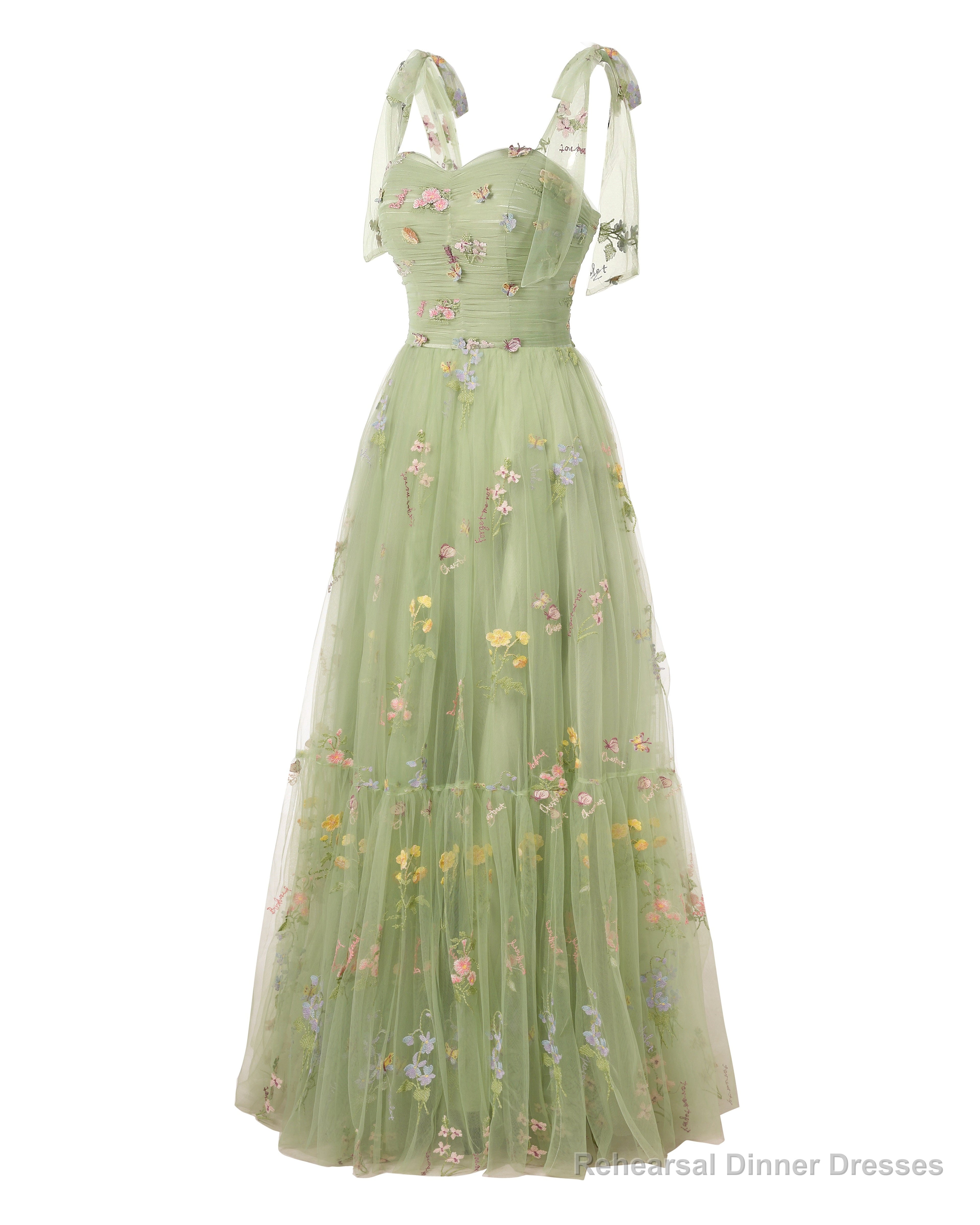 Elegant Embroidery White Prom Dresses Sweetheart Spaghetti Straps A Line Party Dress Long Simple Formal Dress