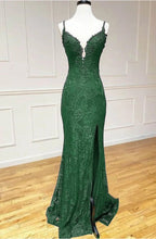 Elegant Mermaid Classy Dress Under $170’Å?Charming Grape Spaghetti Straps Applique Long Backless Classy Prom Dress With Slit