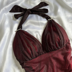 Elegant Halter Straps Ombre Burgundy Long Chiffon Classy Prom Dress