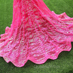Elegant Hot Pink Mermaid Evening Prom Dress Sequin Evening Party Dress Pageant Dress for Women