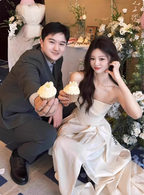 Elegant Ivory Strapless High-Slit Satin Train Classy Prom Dress Wedding Dress