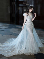 Elegant Mermaid Strapless Long Classy Prom Dress