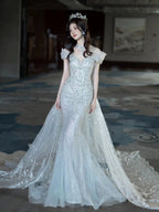 Elegant Mermaid Strapless Long Classy Prom Dress