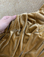 Elegant Mermaid Sweetheart Neck Velvet Long Evening Prom Dress Strapless Formal Evening Gown