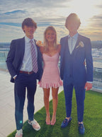 Elegant Pink Short Party Dress Short Classy Prom Dress Homecoming Dress