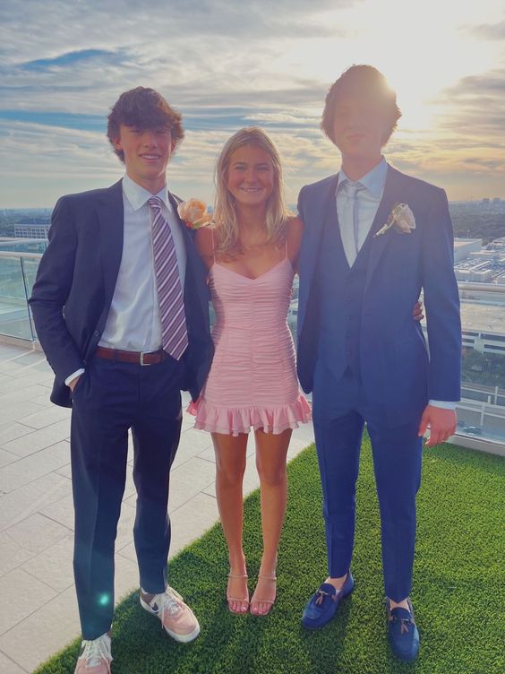Elegant Pink Short Party Dress Short Classy Prom Dress Homecoming Dress