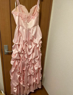 Elegant Pink Spaghetti Strap Sweetheart Neck Satin Long Classy Prom Dress