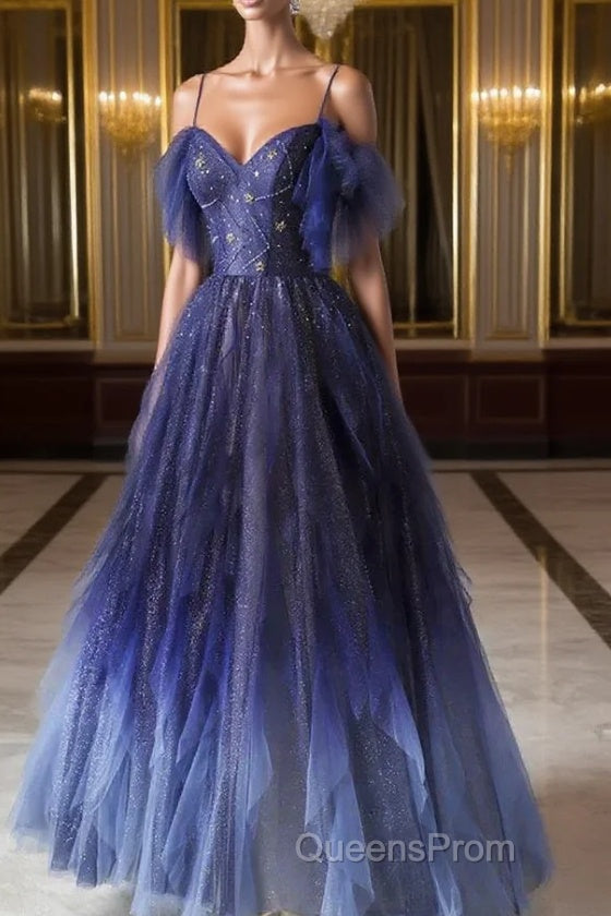 Elegant Purple Stars A-Line Evening Prom Dress Love Elegant Purple Star Lolita Main image