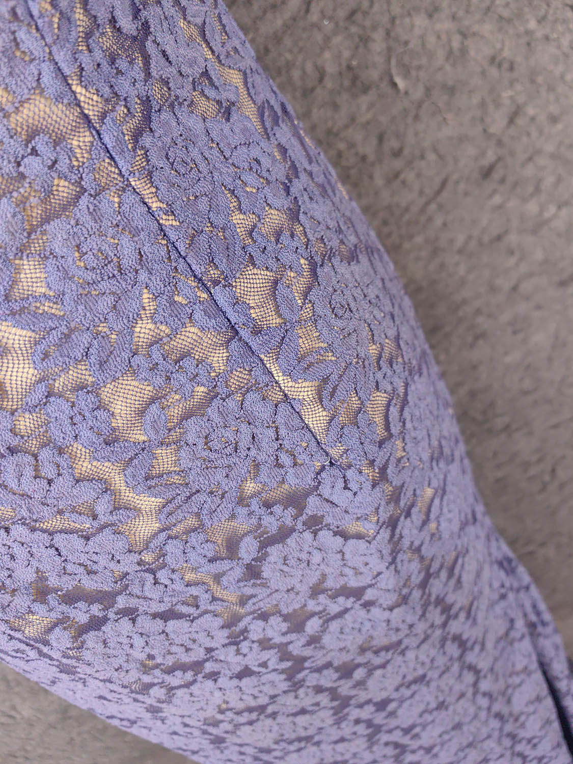 Elegant Purple Sweetheart Neck Split Lace Long Classy Prom Dress