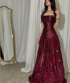 Elegant Straps Sheath Midnight Blue Long Classy Prom Dress Satin Midnight Blue Classy Evening Gowns