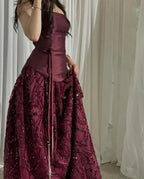 Elegant Straps Sheath Midnight Blue Long Classy Prom Dress Satin Midnight Blue Classy Evening Gowns