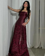 Elegant Straps Sheath Midnight Blue Long Classy Prom Dress Satin Midnight Blue Classy Evening Gowns