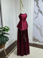 Elegant Straps Sheath Midnight Blue Long Classy Prom Dress Satin Midnight Blue Classy Evening Gowns