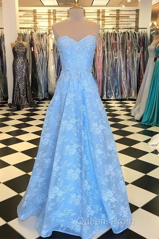 Elegant Sweetheart Long Lace Evening Prom Dress Secondary image