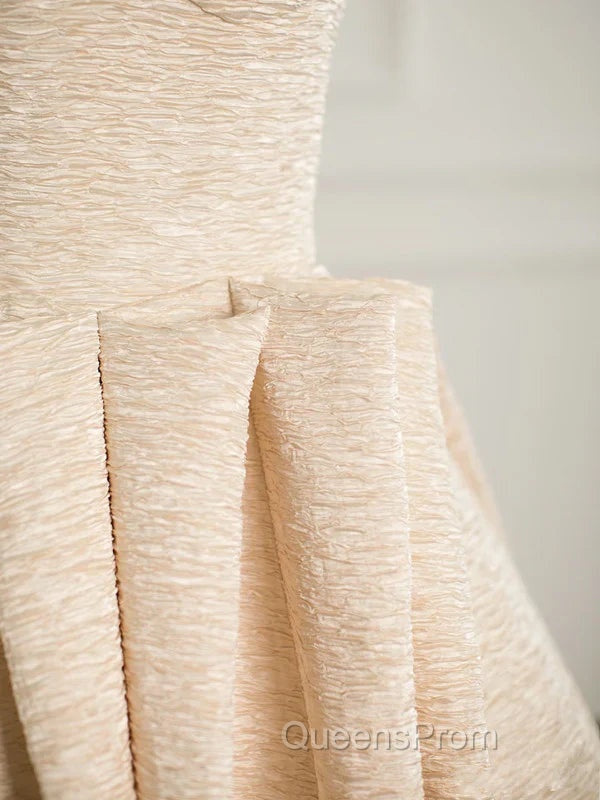 Elegant Sweetheart Neck Satin Long Evening Prom Dress Ball Gown