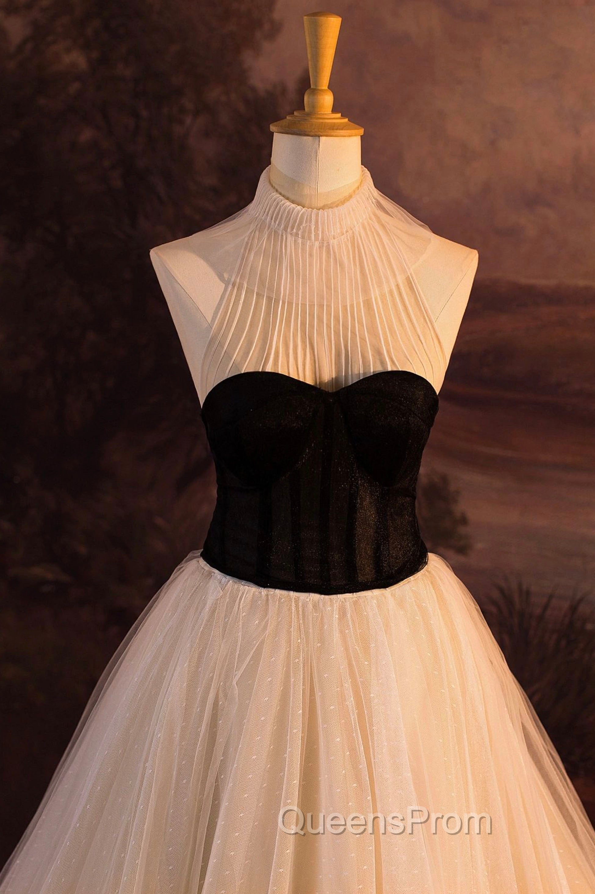 Elegant Tulle Long A-Line Evening Prom Dress, Evening Party Dress Secondary image