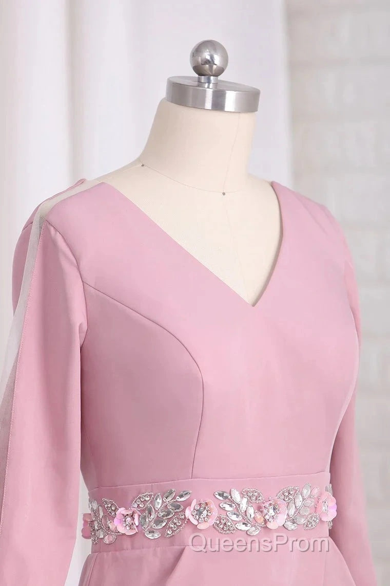 Elegant V-Neck Satin Backless Set With Beaded Bride Mother Of The Bride Secondary image