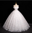 Elegant White 3D Floral Tulle Long Ball Gown Prom Dress Sweet 16 Dress