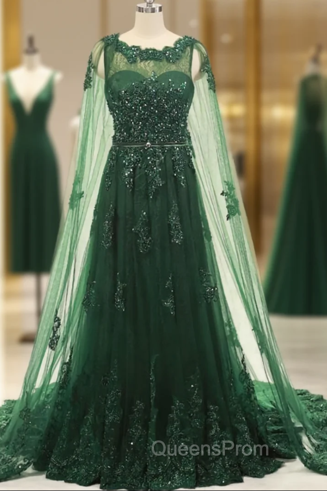 Elegant Women Evening Gowns Dress Beaded Lace Evening Prom Dress Main image