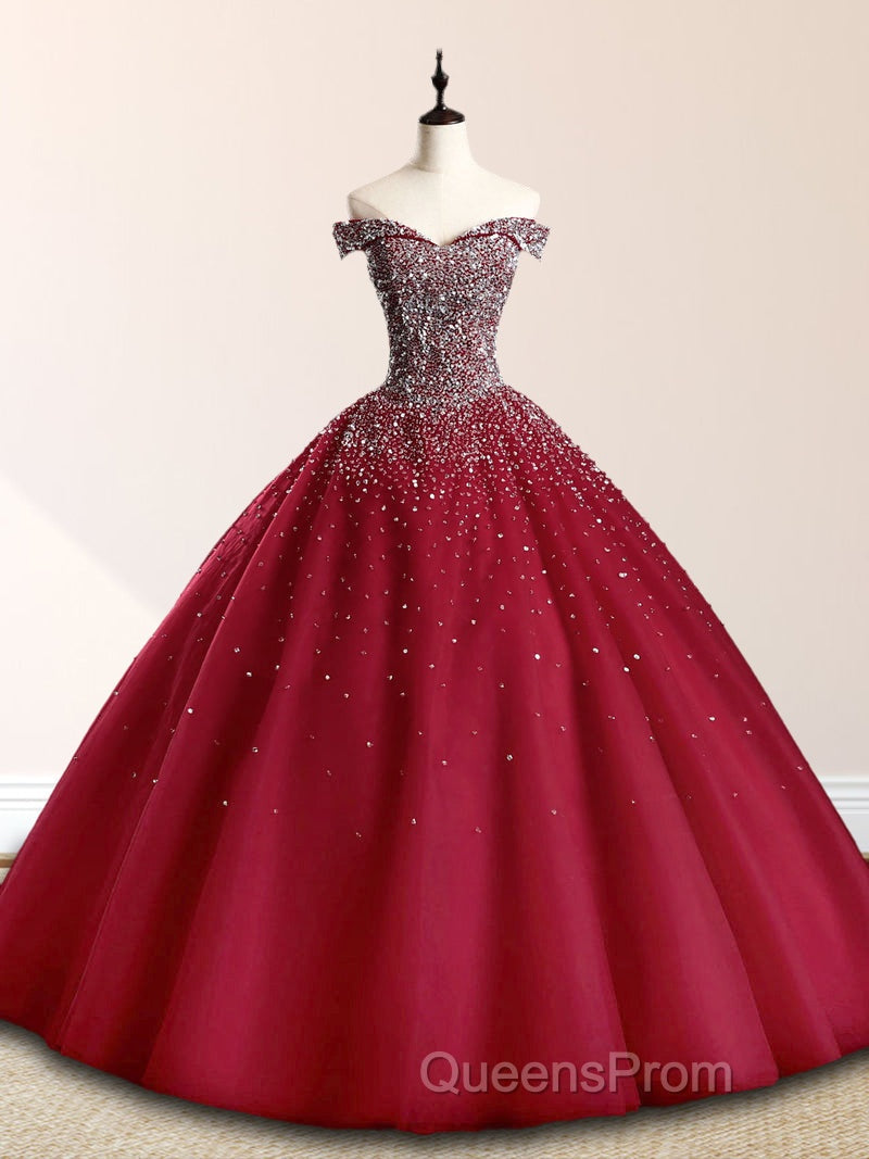 Emerald Green Sequin Evening Prom Dress Beaded Quinceanera Dress