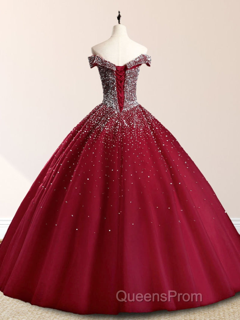 Emerald Green Sequin Evening Prom Dress Beaded Quinceanera Dress